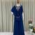 Royal-blue chinon embroidered kurta-sets