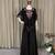 Black chinon embroidered kurta-sets