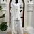 White chanderi embroidered kurta-sets