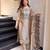 Light-chiku silk blend embroidered kurta-sets