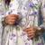 White georgette printed kurta-sets