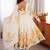 White organza printed kurta-sets