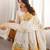 White organza printed kurta-sets