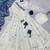 White georgette embroidered kurta-sets