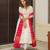 White georgette embroidered kurta-sets