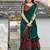 Maroon Kanjivaram Silk Half Saree – Traditional Zari Weaving Langa Voni Set For Women's