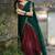 Maroon Kanjivaram Silk Half Saree – Traditional Zari Weaving Langa Voni Set For Women's