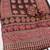 Brown Color Ajrakh Print With Mirror Work And Latkan Japan Satin Saree