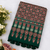 Dark Green Color Ajrakh Print With Mirror Work And Latkan Japan Satin Saree
