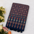 Royal Blue Color Ajrakh Print With Mirror Work And Latkan Japan Satin Saree