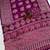 Wine Color Ajarakh Print With Mirror Work And Latkan Japan Satin Saree