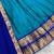Rama Blue & Royal Blue Kanjivaram Silk Half Saree – Traditional Gold Zari Weaving Langa Voni Set For Women's