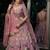 PINK FAUX GEORGETTE PARTY WEAR EMBROIDERY LEHENGA CHOLI 