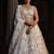 WHITE SILK PARTY WEAR EMBROIDERY LEHENGA CHOLI