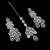 White rhodium-plated agate stone necklace set with earrings & maang tikka