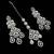 Pink & pista rhodium-plated agate stone necklace set with earrings & maang tikka