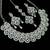 Pista agate stone necklace set with earrings & maang tikka, rhodium plated