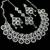 Purple agate stone necklace set with earrings & maang tikka, rhodium plated