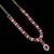 Maroon color necklace set with earrings and maang tikka – agate stone, antique gold plating