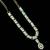 Pista color necklace set with earrings and maang tikka – agate stone, antique gold plating