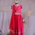 Rani pink embroidered silk lehenga set