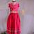 Rani pink embroidered silk lehenga set