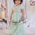 Sea Green Embroidered Silk Sharara Set