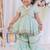 Sea Green Embroidered Silk Sharara Set