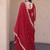 Women georgette with zari & sequins embroidered work kurta & dupatta set
