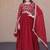 Women georgette with zari & sequins embroidered work kurta & dupatta set