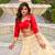 beige art silk woven lehenga choli