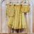yellow silk blend embroidered lehenga choli