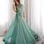 sea green silk blend embroidered lehenga choli