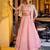 pink silk blend plain lehenga choli