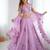 lavender silk blend printed lehenga choli