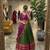 green art silk woven lehenga choli