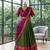 green art silk woven lehenga choli