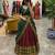 maroon art silk woven lehenga choli