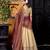 cream art silk woven lehenga choli