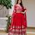 royal blue georgette embroidered lehenga choli