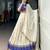 cream silk blend embroidered lehenga choli