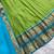 Parrot Green & Rama Blue Kanci Cotton Half Blend Lehenga Saree – Traditional Zari Weaving Langa Voni Set For Women's
