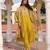 Women's cotton silk solid embroidered straight kurta with pant set