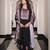 Women's viscose shimmer solid embroidered straight kurta with pant set