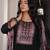 Women's viscose shimmer solid embroidered straight kurta with pant set