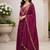 Women's soft silk ethnic motif embroidered work sequance work anarkali kurta with pant set