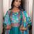 Women's viscose shimmer solid embroidered straight kurta with pant set