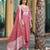 Women's vatican embroidered with multi thread work embroidered straight kurta with pant set