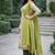 Women's jequard silk ethnic motif printed straight kurta with pant set