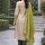 Women's jequard silk ethnic motif printed straight kurta with pant set